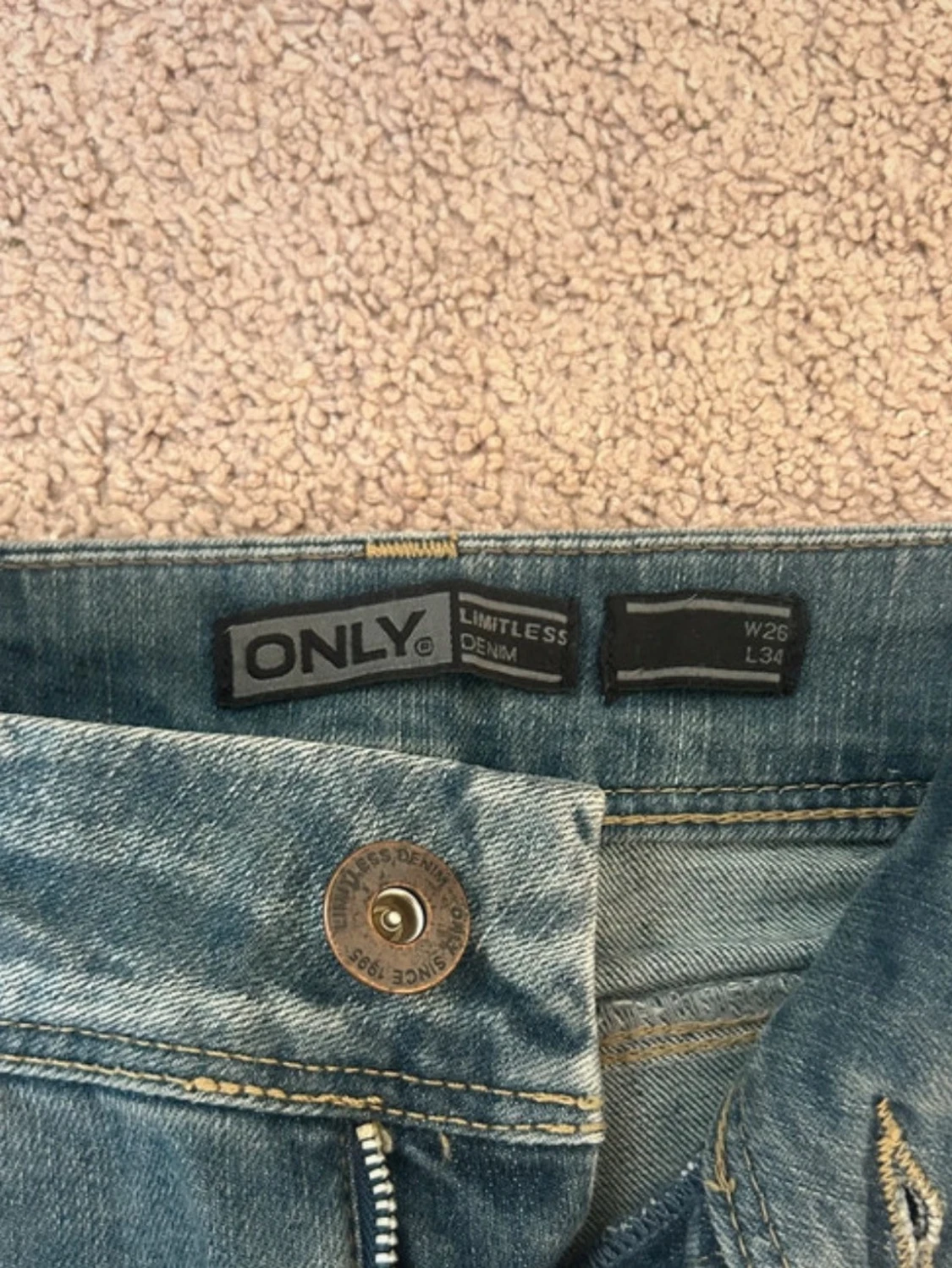 Blå bootcut jeans från ONLY - 2