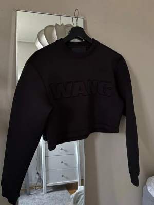 SVART CROPPAD SWEATSHIRT Alexander Wang - Fint skick!