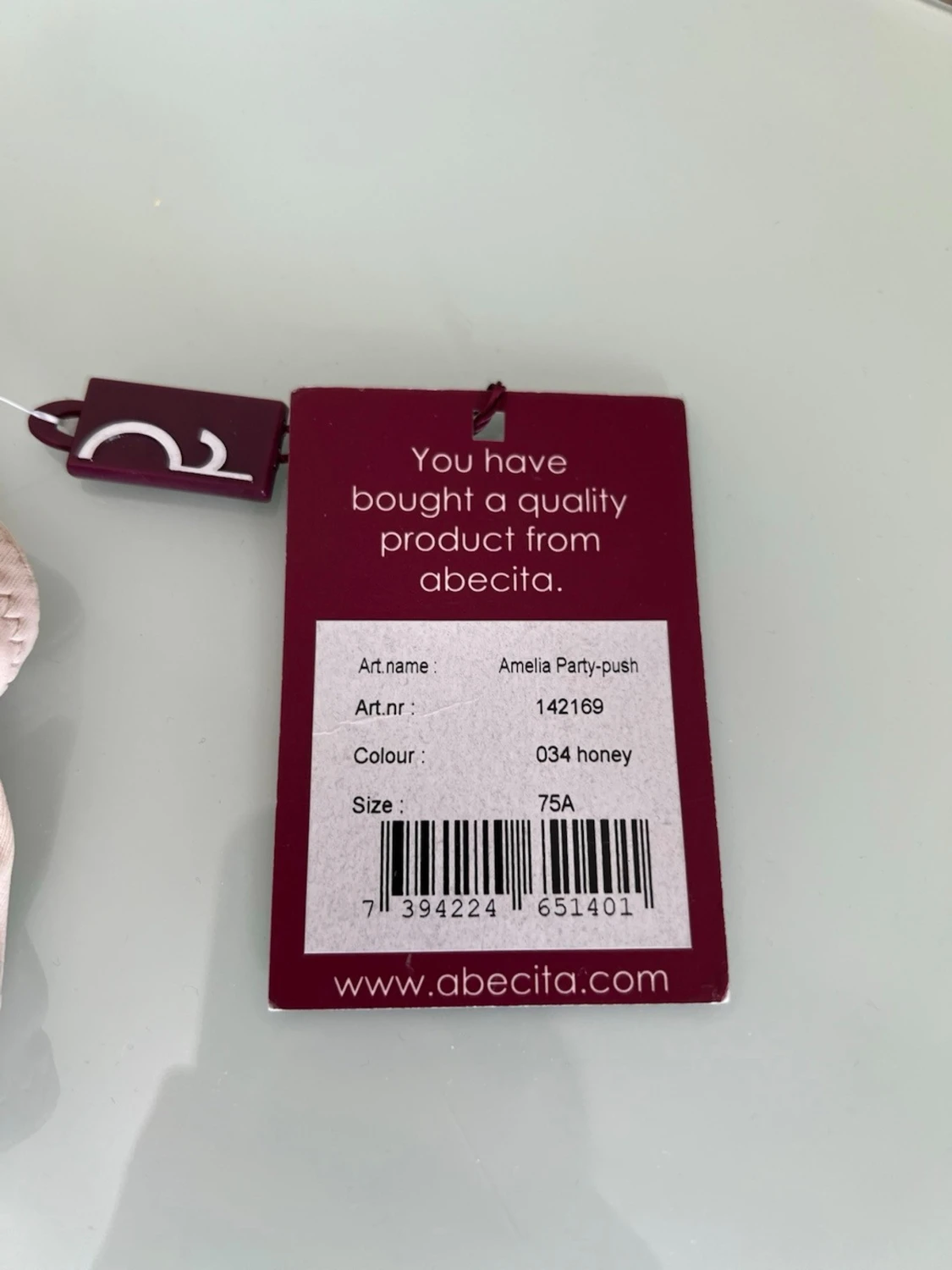 Beige push-up bh från Abecita - 1