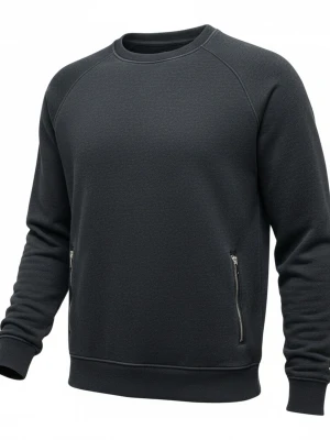 Bomullströja från Crocket - Skick 10/10, mjuk och skön att ha på sig. Mörkblå, sidofickor, storlek M.