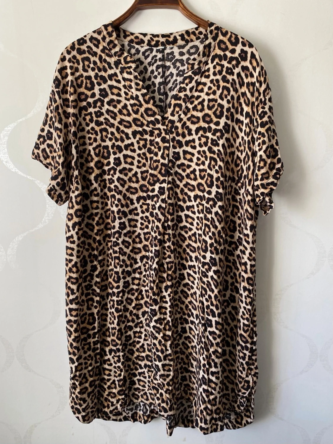 Leopardmönstrad tunik