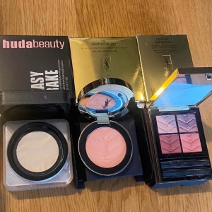 YSL och HudaBeauty paket - Säljes 3st nya och oanvända YSL och huda Beauty produkter. 1100kr paketpris.              Går bra att köpa separat också