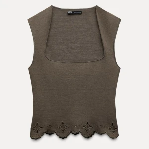 Mörkgrön topp  - Mörk kahki linne från Zara 💕 
