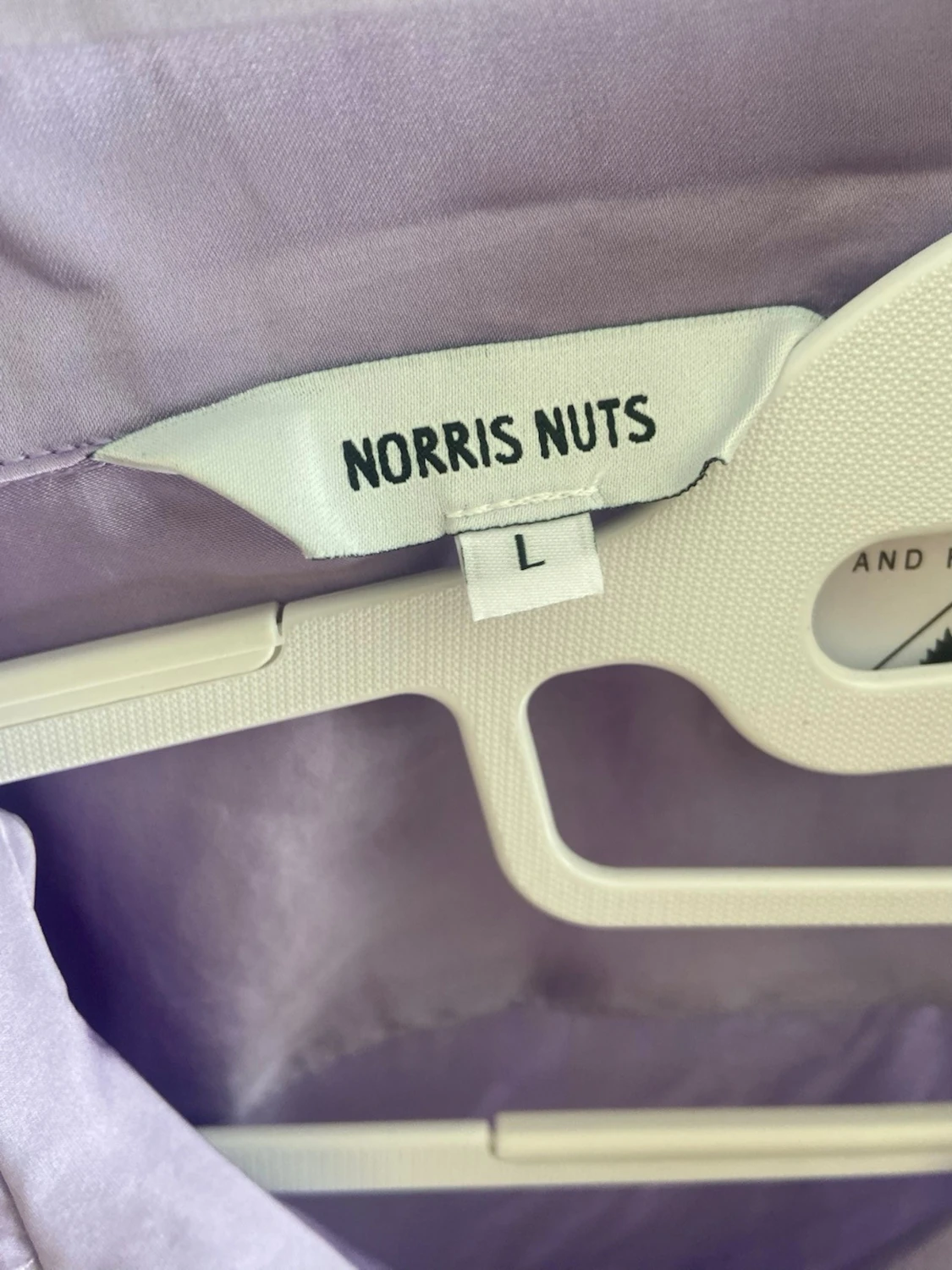 Ljuslila pyjamas siden pyjamas set från Norris Nuts - 3