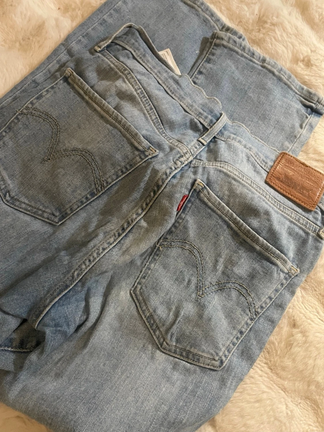 Ljusblå raka jeans från Levi's - 5