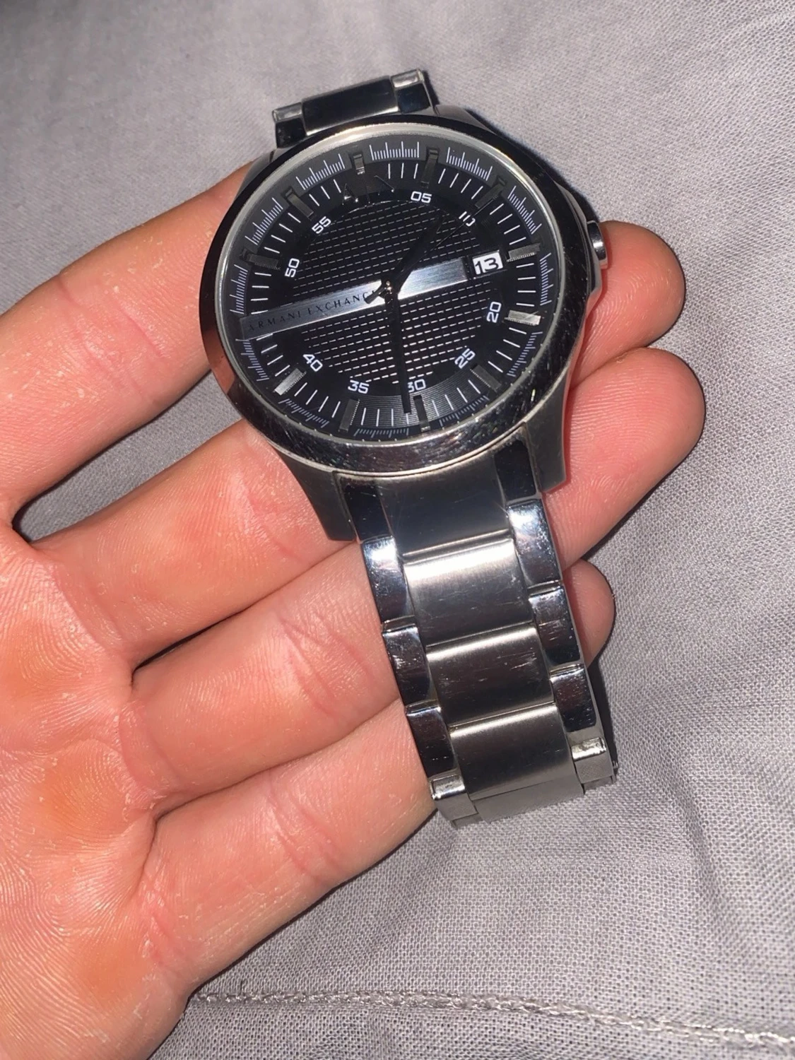 Svart herrklocka från Armani Exchange - 1