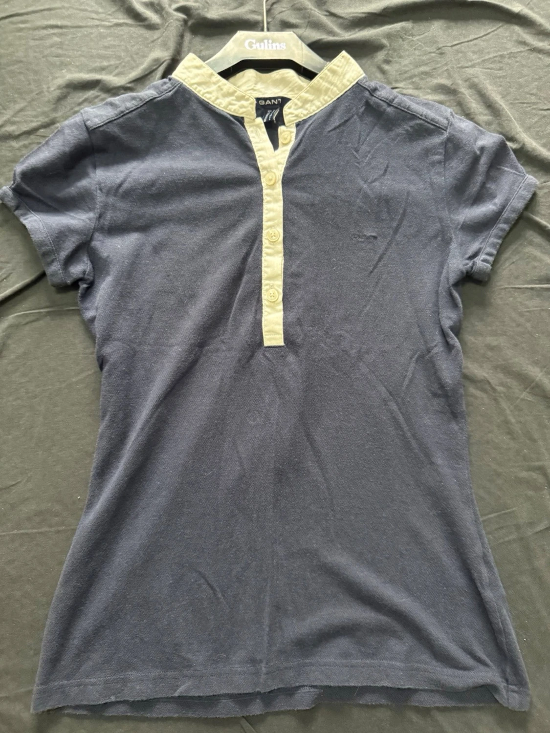 Marinblå kortärmad topp från Gant - 3