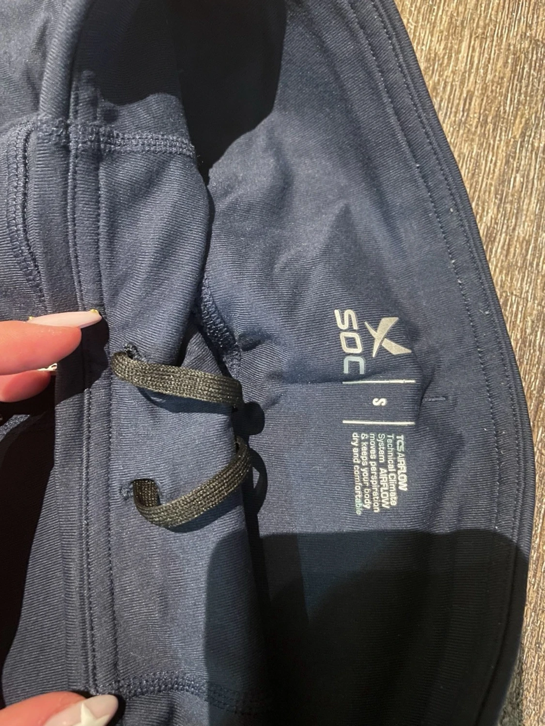 Svarta tights med ficka - 2