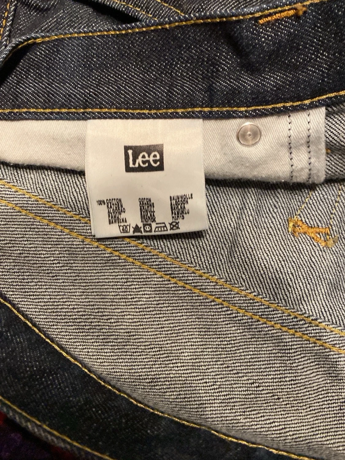 Mörkblå raka jeans från Lee - 3