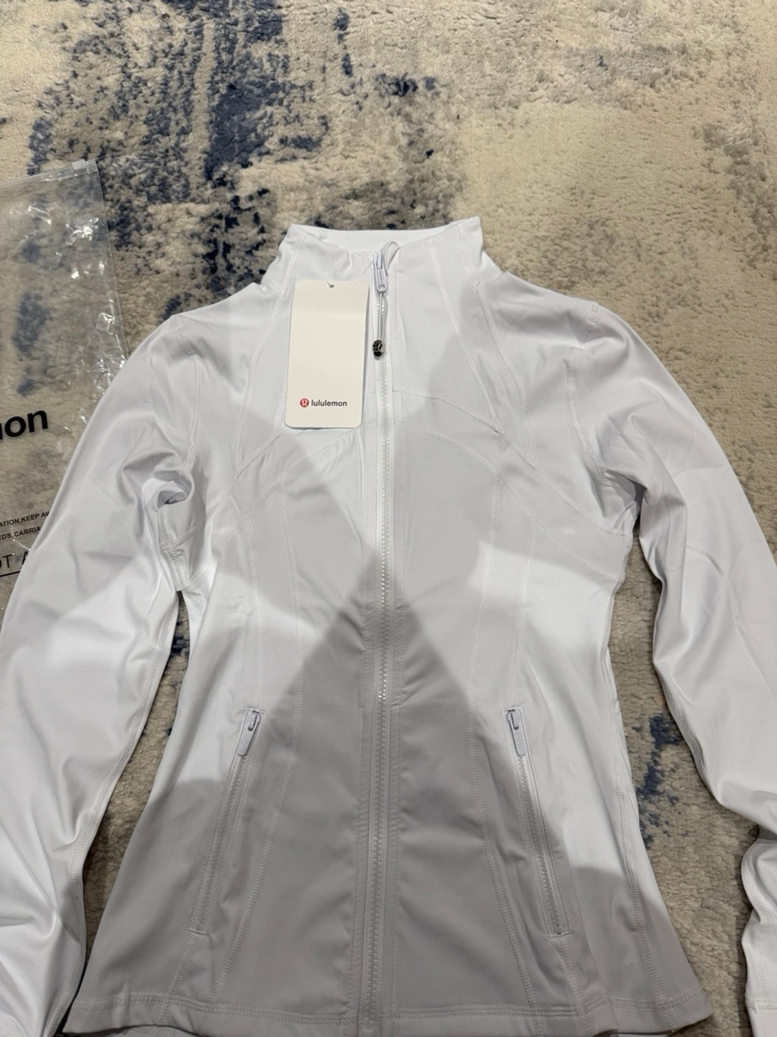 Vit Lululemon träningströja 2 - 1