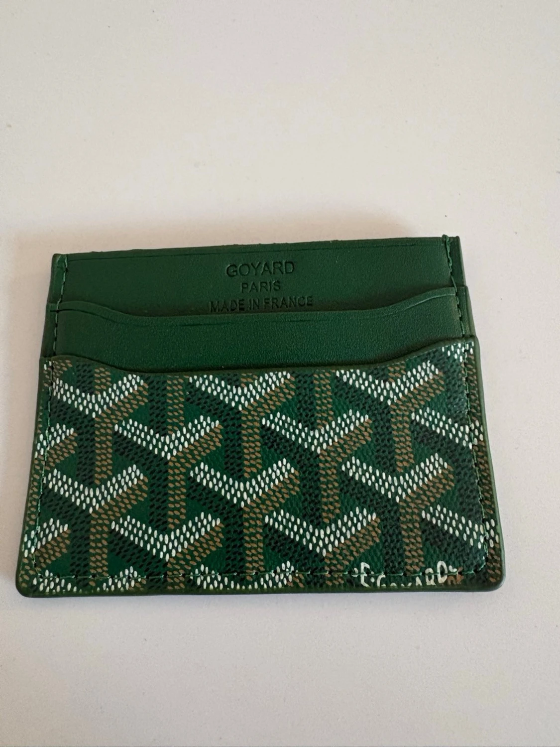 Grön korthållare - 1