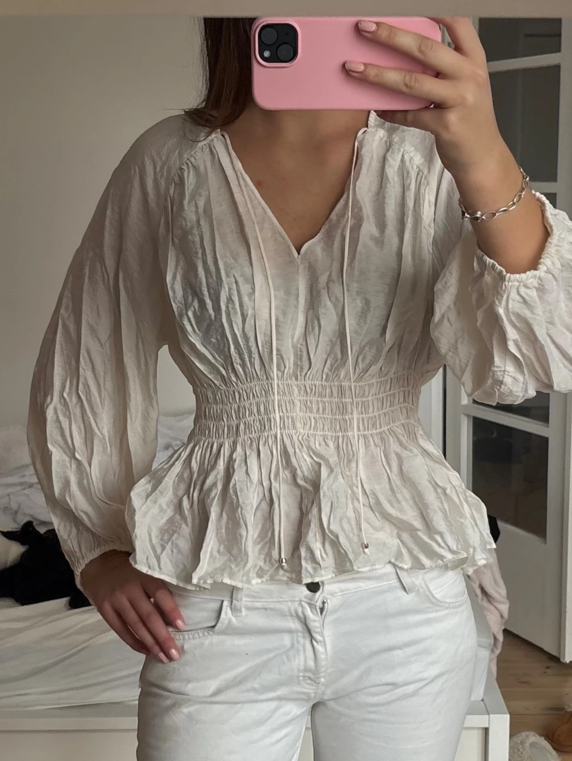 Vit blus 
