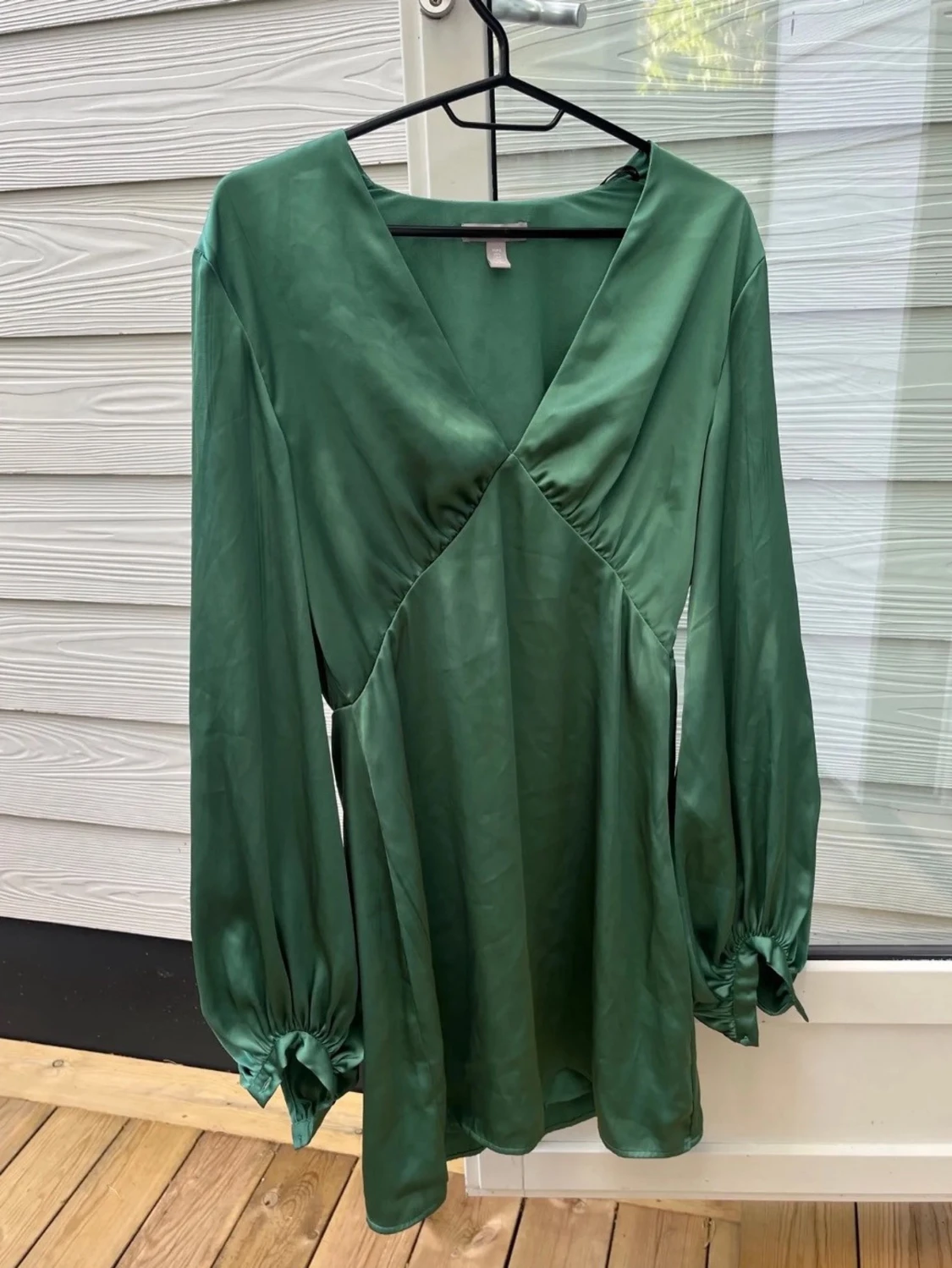 Grön klänning h&m - 1