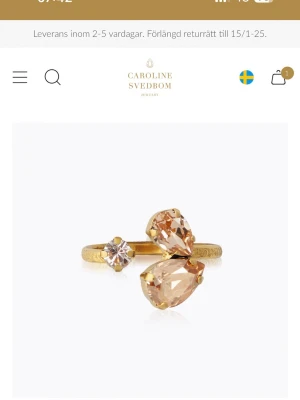 Ring Caroline svedbom - Super fin ring från Caroline svedbom, kommer ej till användning!❤️