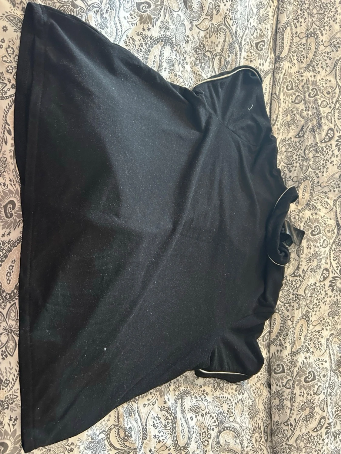 Svart pyjamasset med vita detaljer - 4