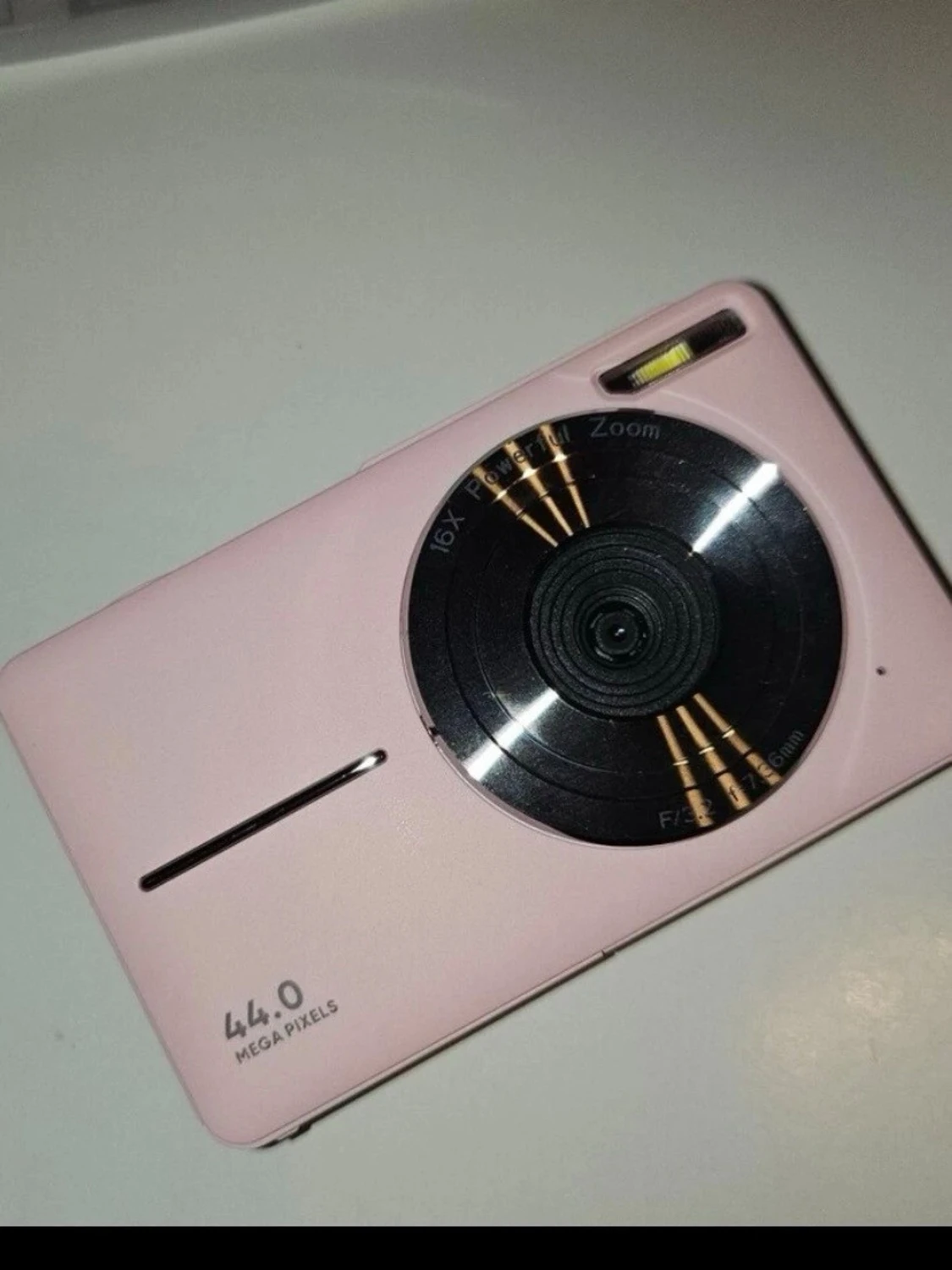 Rosa digitalkamera 44MP 16x zoom