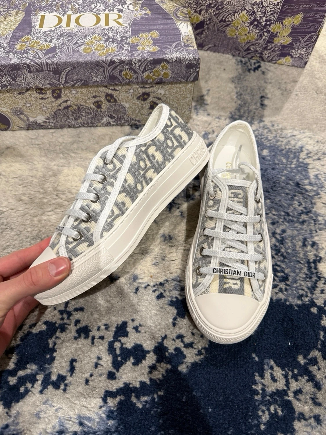 Grå Dior skor dam 39 - 2