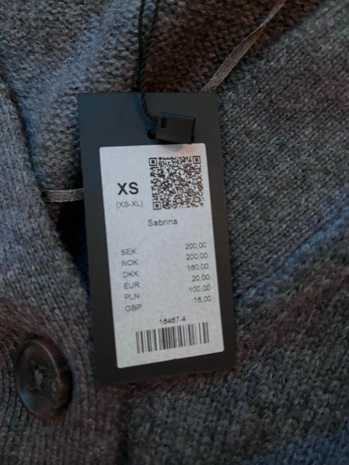 Brun kofta med stora fickor - 1