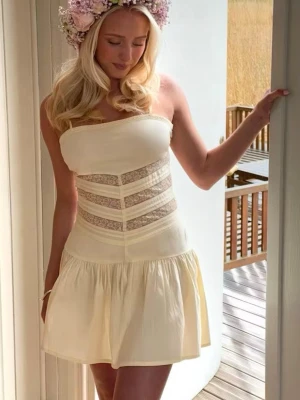 Gul klänning - Säljer denna fina klänningen från Gina! Aldrig använts och prislappen sitter kvar. 💗