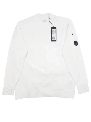 C.P. Company Cotton Chenille Crew Neck Sweatshirt  - •The  sweatshirt is brand new with tags •Size: S•Color: White •Retail price: 3500SEK •Pit to Pit: 52cm Length: 66cm