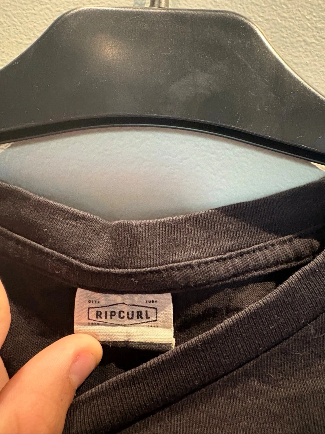 Svart Rip Curl t-shirt med tryck - 2