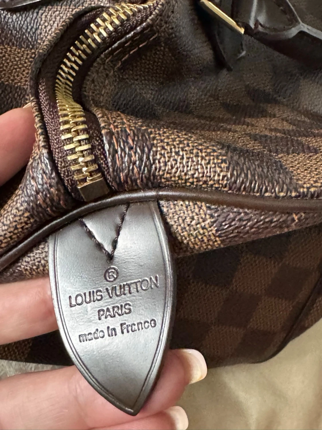 brun Damier handväska - 3