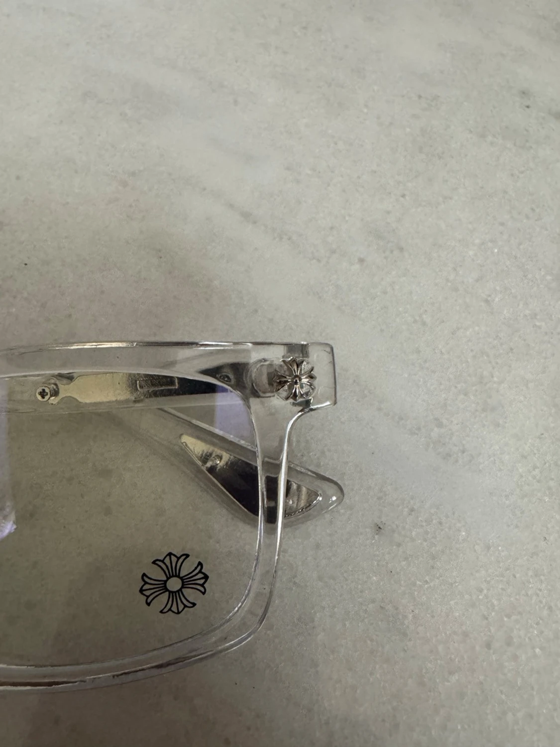 Chrome hearts glasögon med symboler  - 1