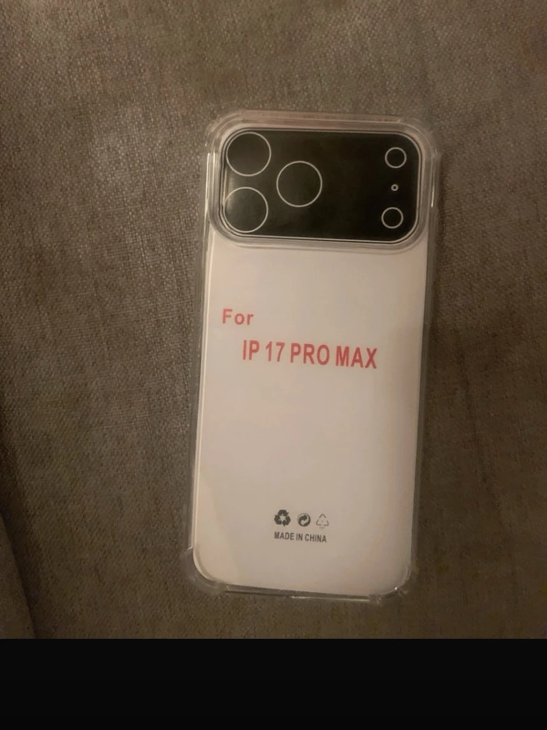 Transparent skal till iPhone 17 Pro Max