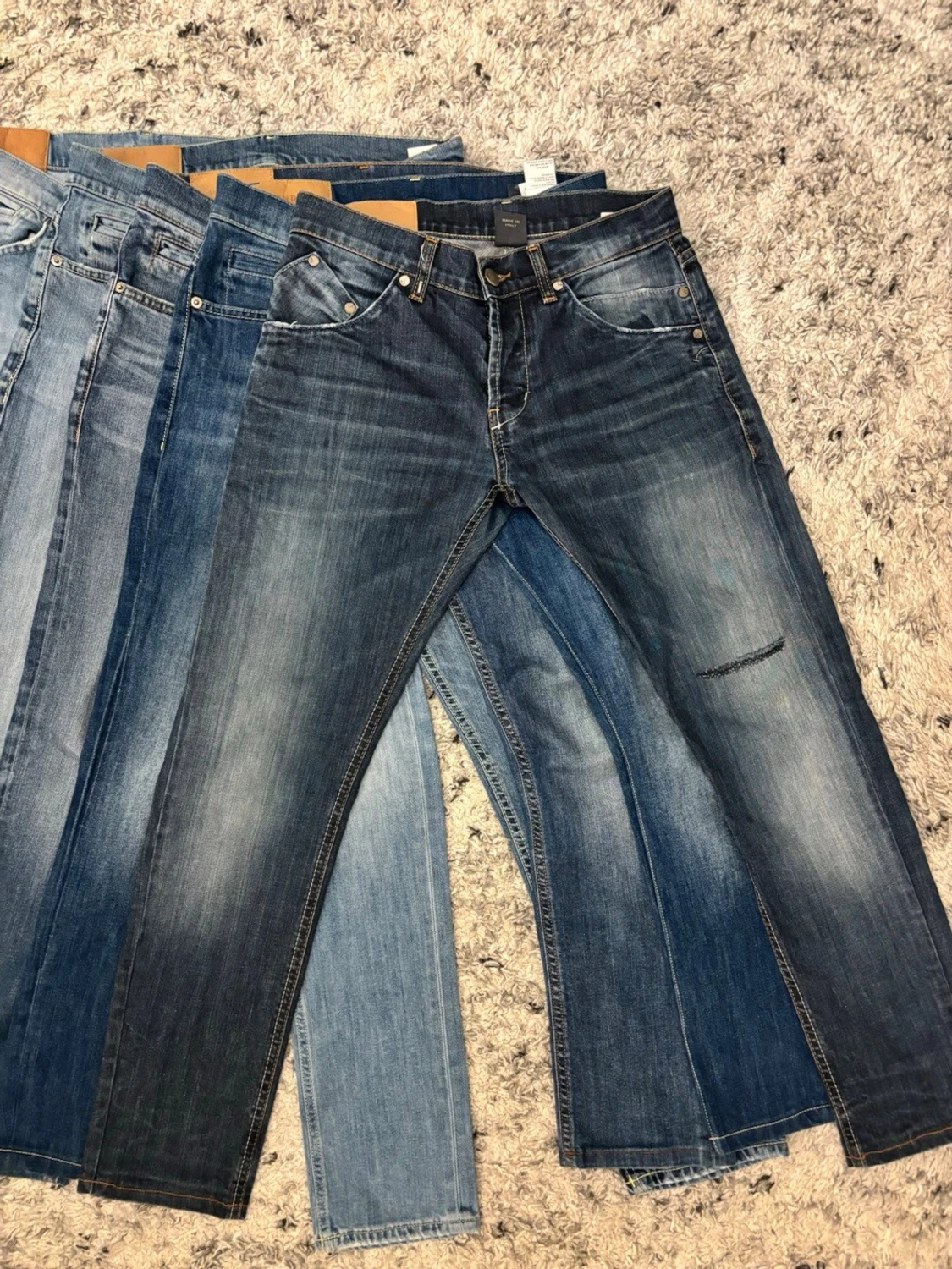 Mix av Dondup jeans + 1 par Tramaross a i olika tvättar - 2
