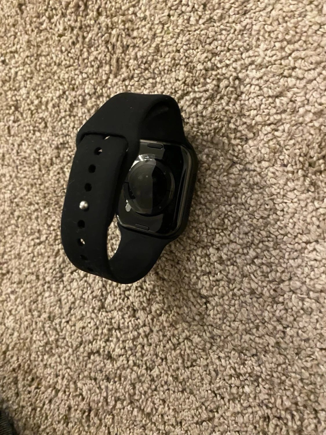 Apple Watch med svart sportarmband - 4