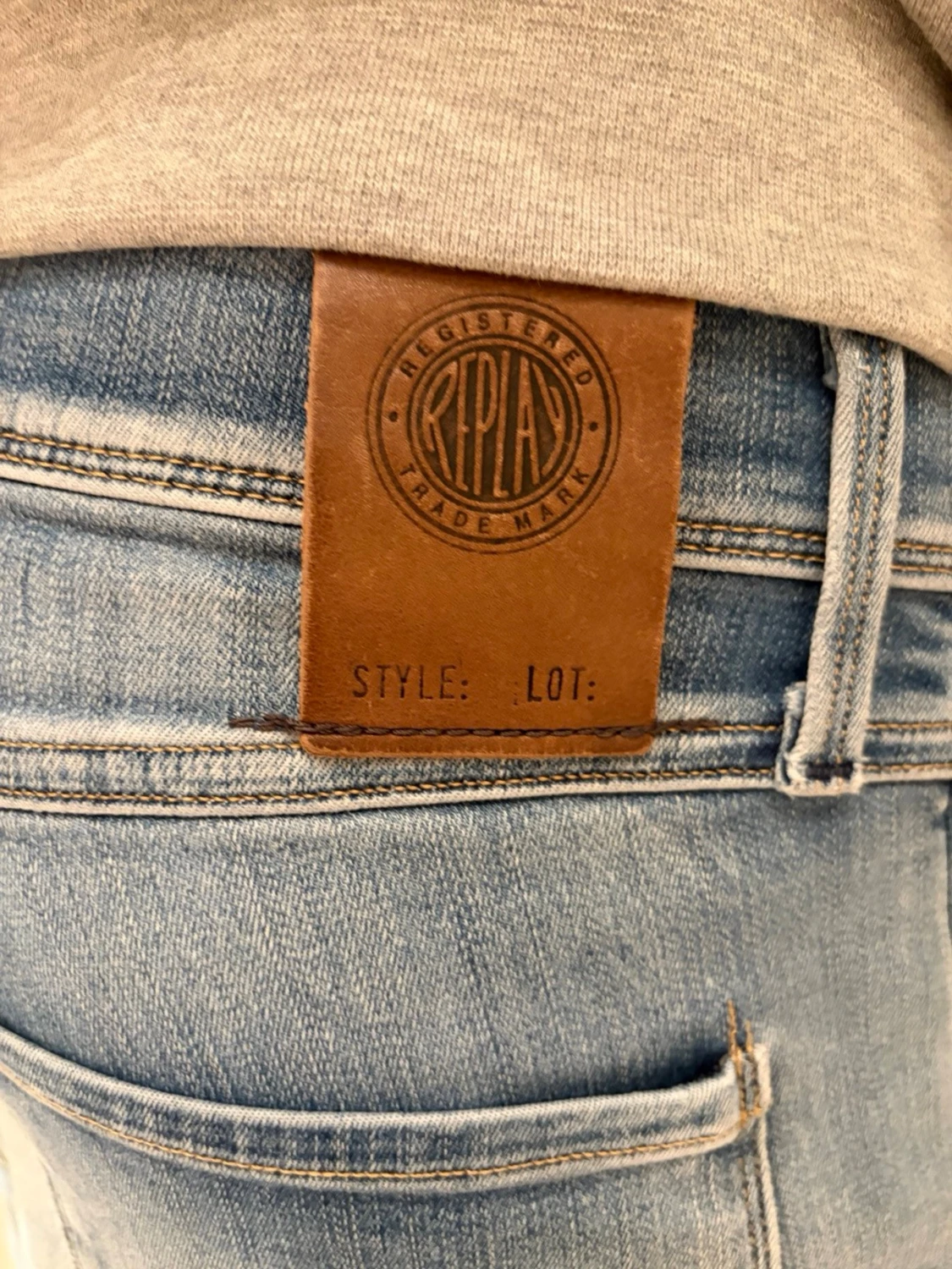 Ljusblå Replay jeans - W30 - 3