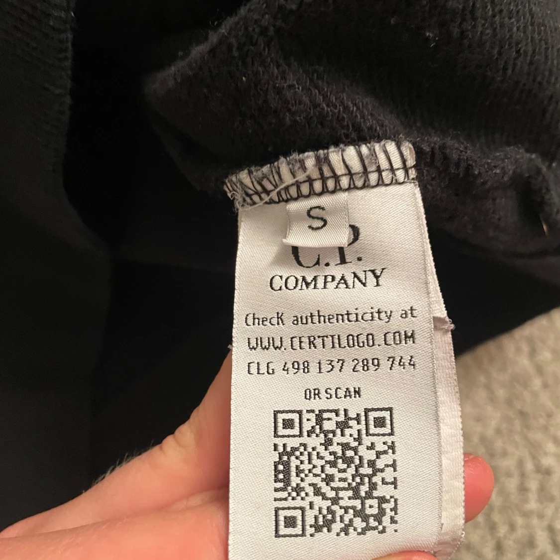 Svart CP Company hoodie - 3