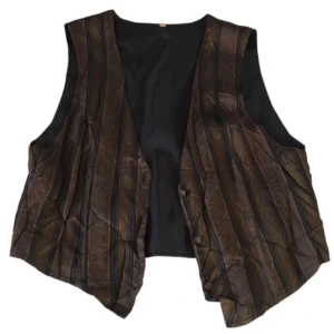 Vintage mönstrad kostymväst/ paisley/ hippie/ 60s/ 70s/ boho - Så fin vintage paisleymönstrad kostymväst i ”satin aktigt” material