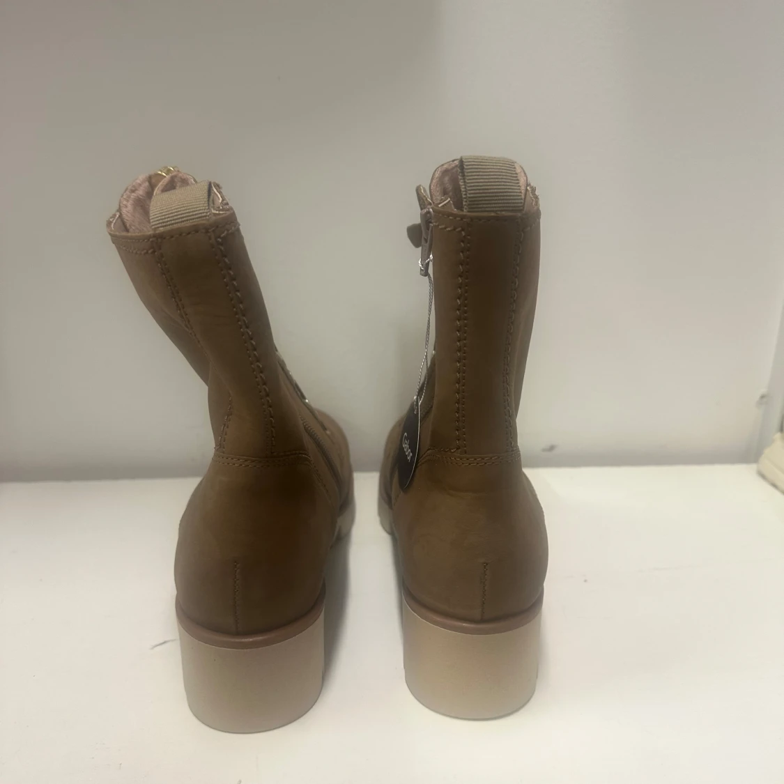 Bruna boots från gabor med grov sula och dragkedja 38 - 2