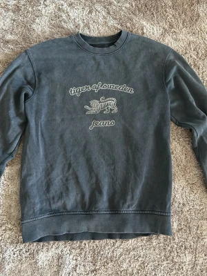 Tiger of sweden - Snygg grå sweatshirt från Tiger of Sweden med snygg logga på bröstet. Tröjan har rund hals, ribbade muddar och är tillverkad i mjukt bomullsmaterial. Perfekt för en avslappnad och stilren look.