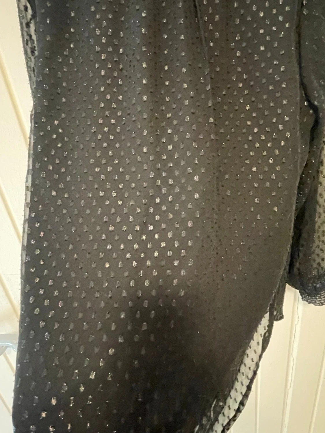 Svart transparent blus från Isolde - 6
