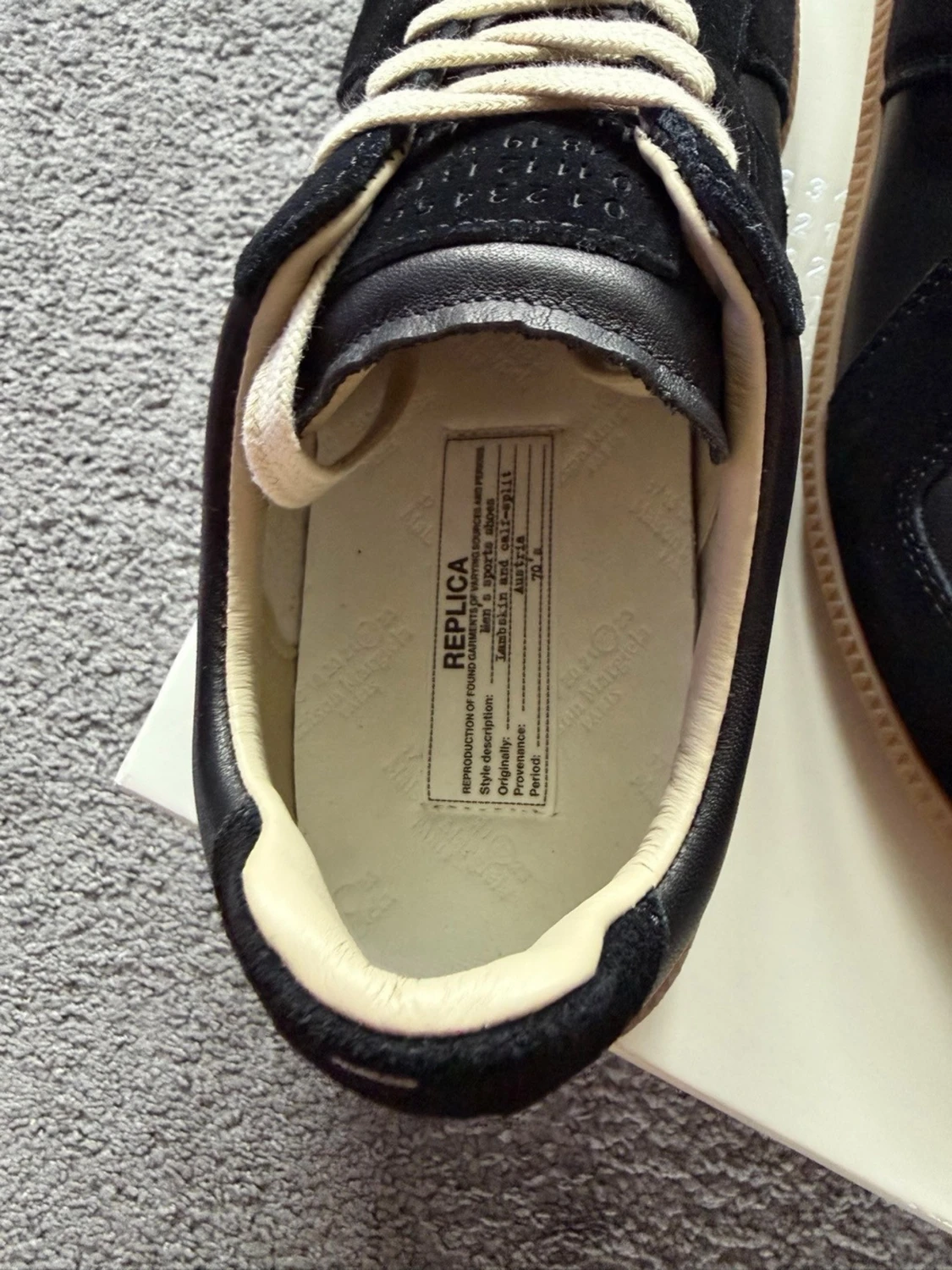 Svarta maison margiela gats  - 4