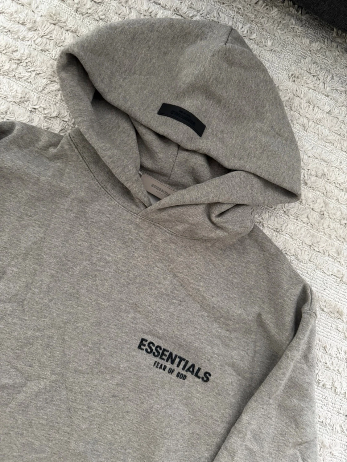 Essentials dark oatmeal gray baggy tracksuit - 1