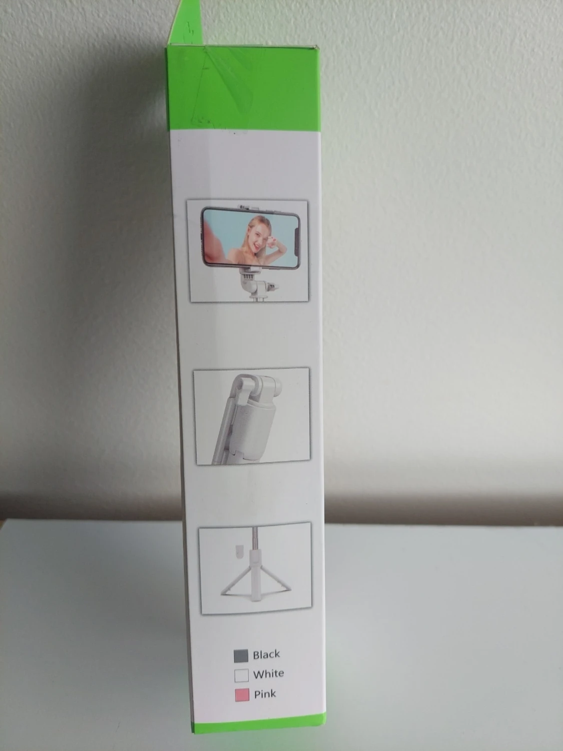 74cm Portabel Selfiepinne & Stativ med Dubbla Fyllnadslampor - 5