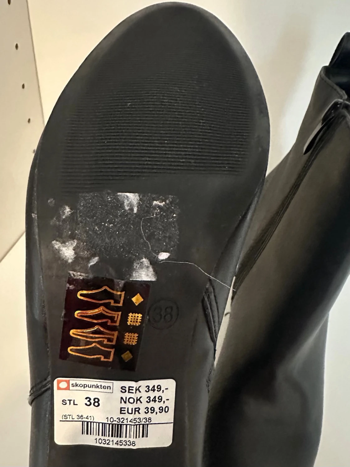 Svarta boots med klack - 3