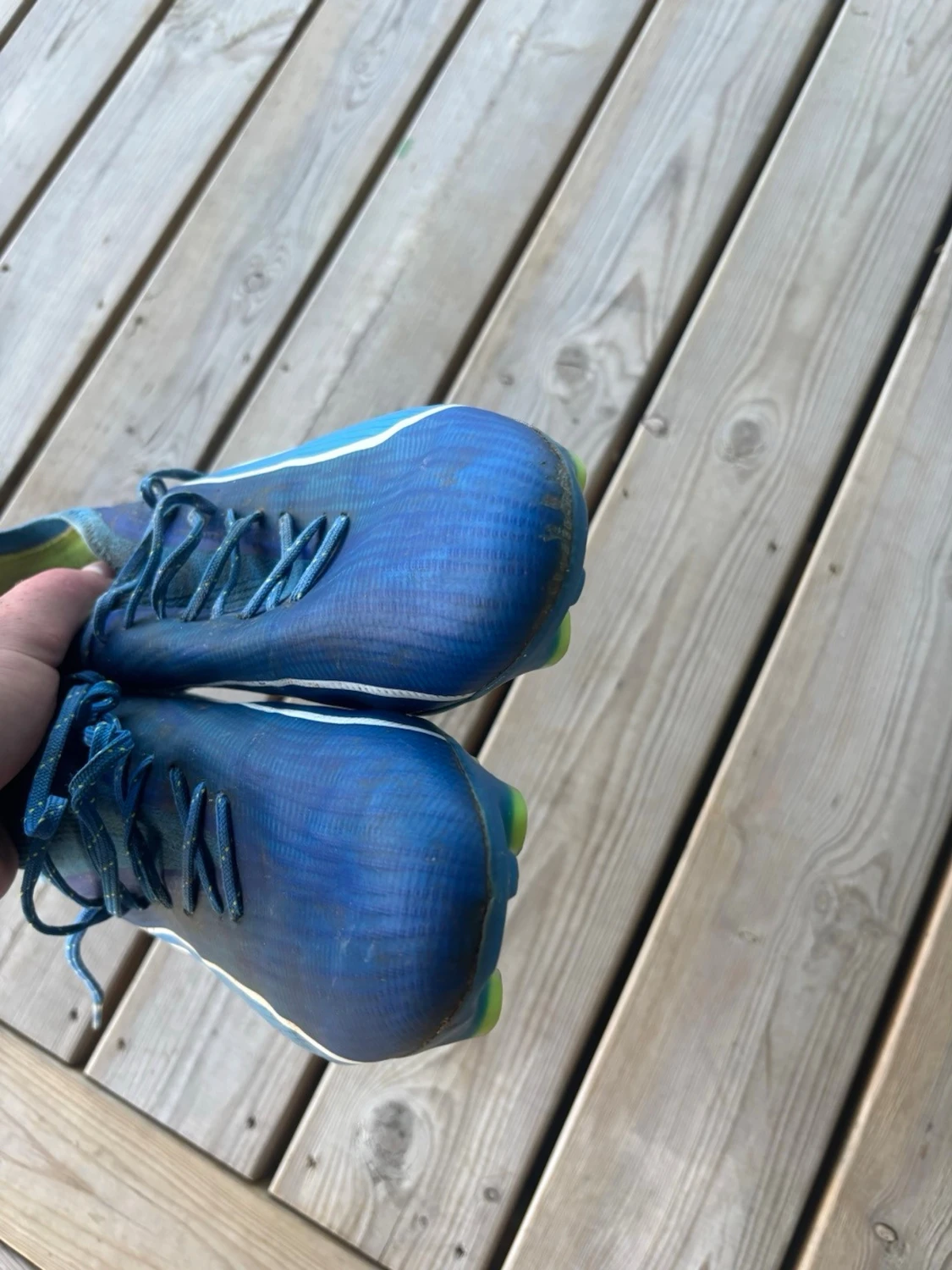 Blå Nike Mercurial fotbollsskor - 2