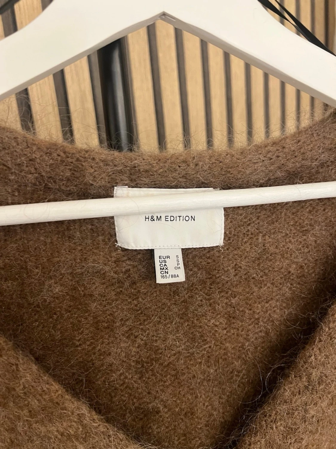 Brun kofta i mohairmix från H&M - 3