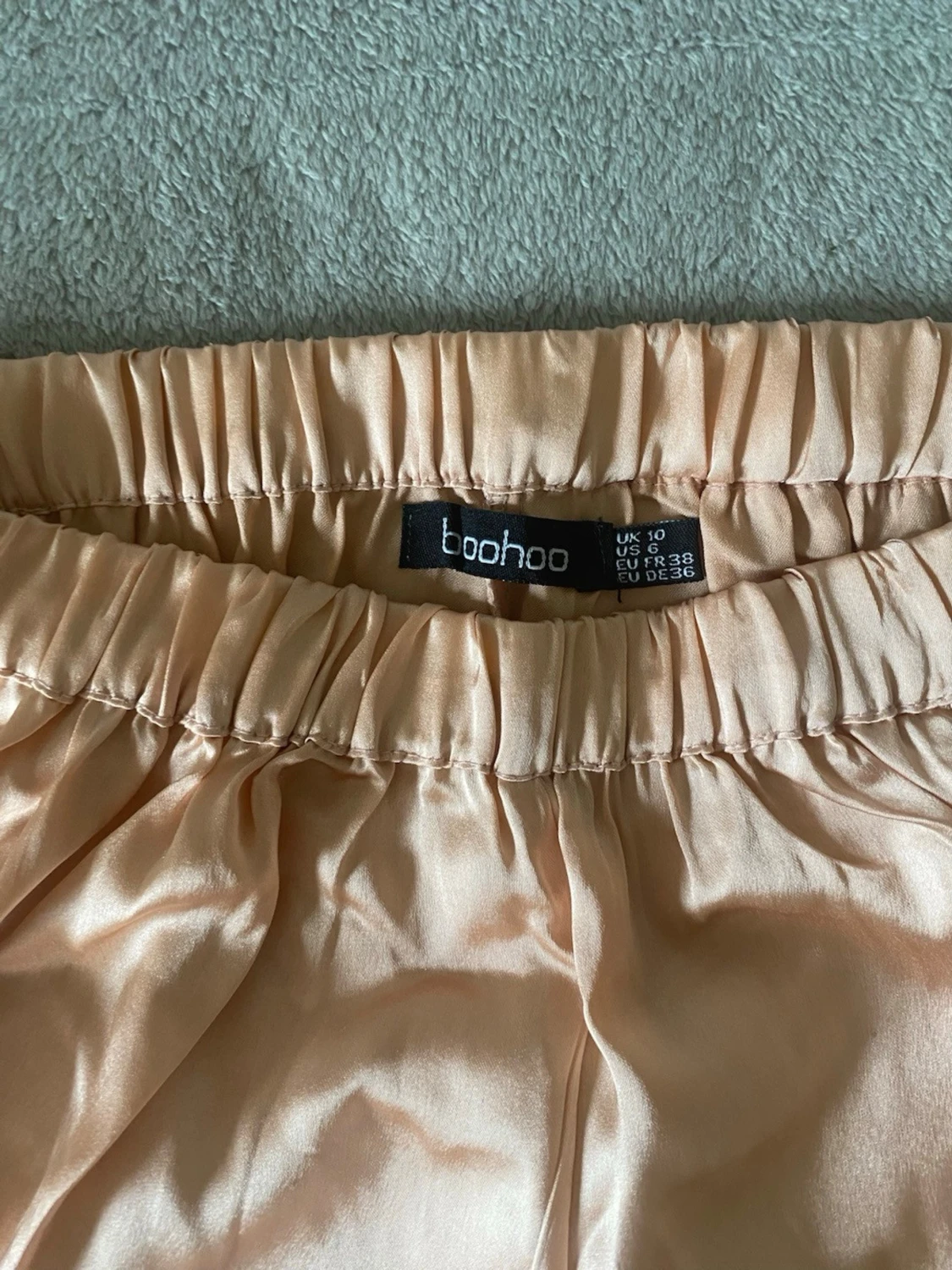 Satin pyjamasset shorts och T-shirt - 3