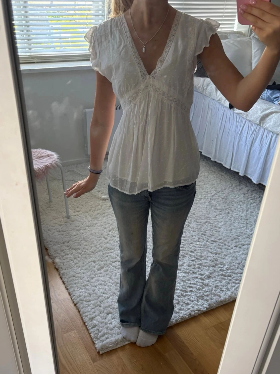Vit blus - 1