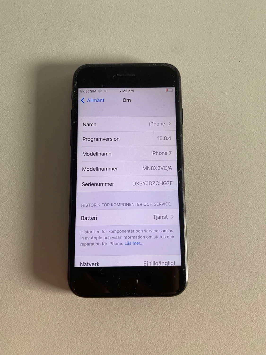 Svart iPhone 7 från Apple - 1