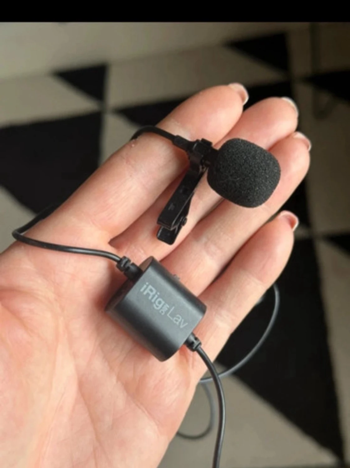 iRig Lav mygga mikrofon svart - 1