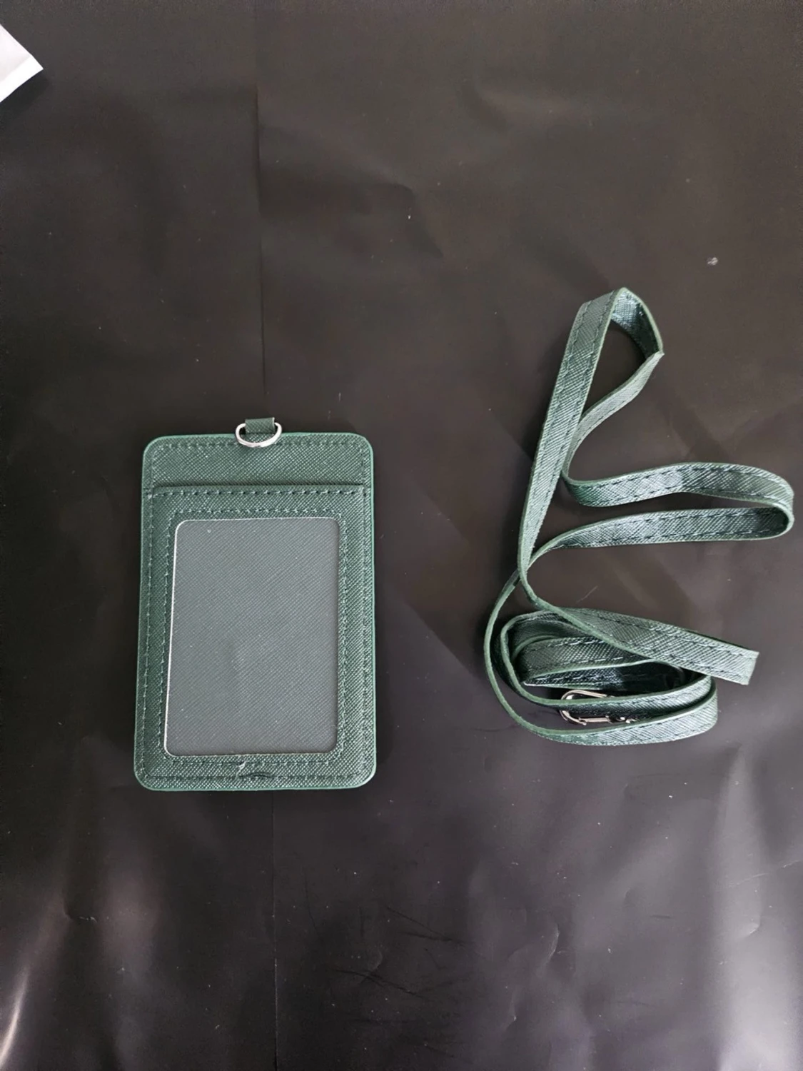 Grön plånbok med axelrem - 1