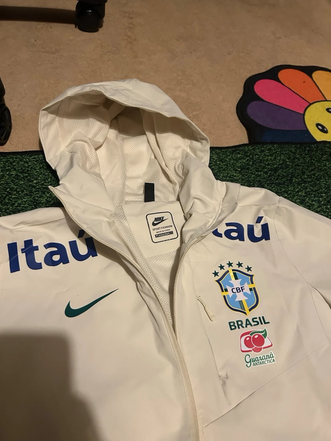 Vit Brasil Nike vindjacka - 1