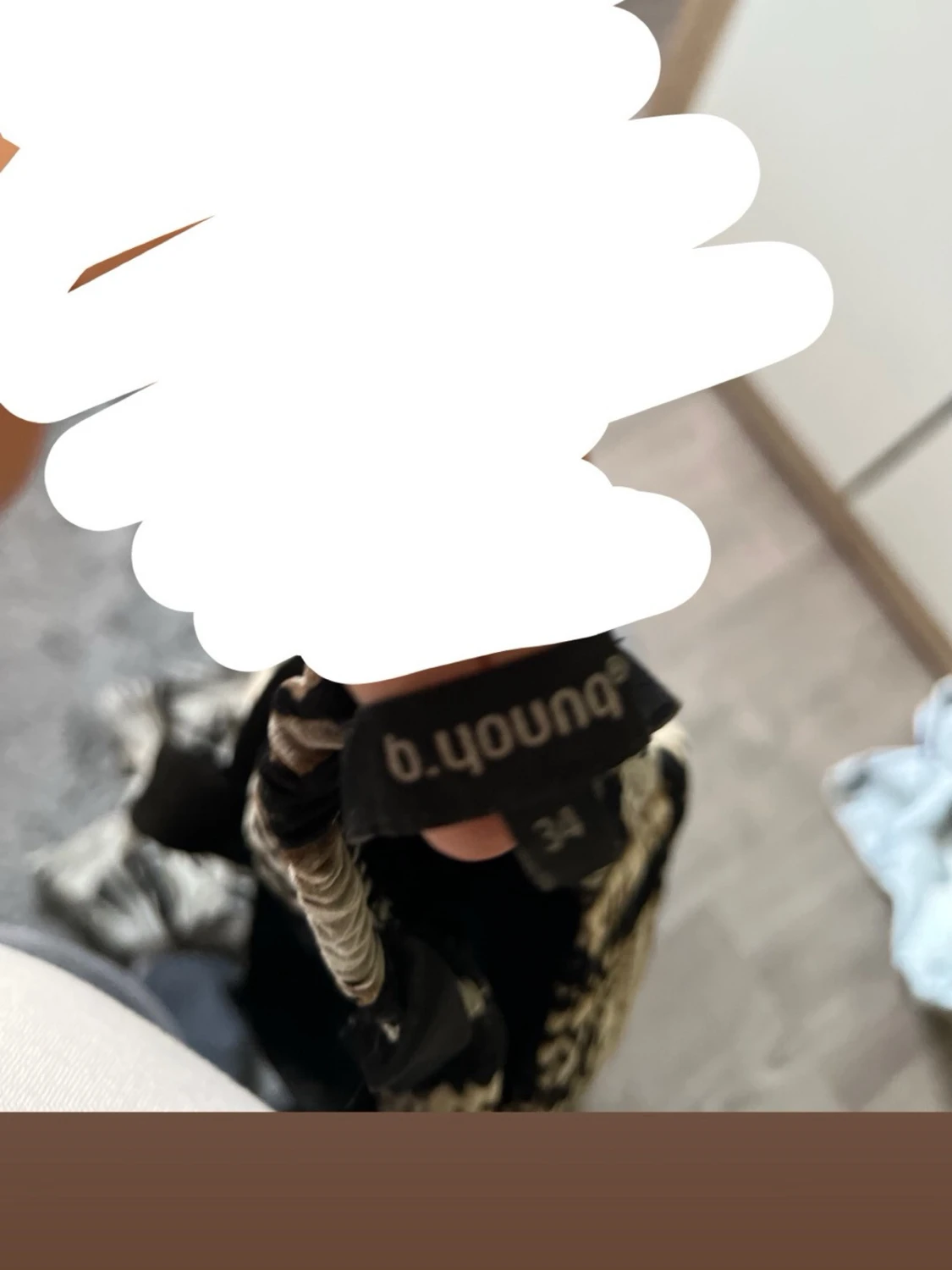 Lång svart vit klänning med inlägg (pris kan diskuteras) - 5