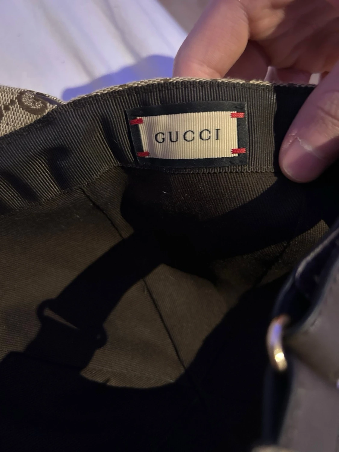 Gucci canvas keps - 1